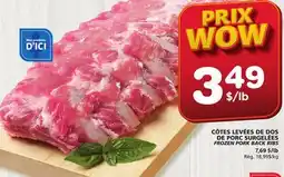 Marches Tradition FROZEN PORK BACK RIBS offer