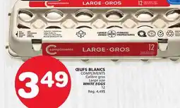 Marches Tradition COMPLIMENTS WHITE EGGS offer