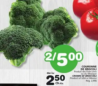 Marches Tradition CROWN OF BROCCOLI offer