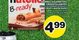 Marches Tradition NUTELLA FERRERO B-READY CRISPY WAFER BARS offer