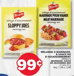 Marches Tradition FRENCH'S MARINADE, SAUCE OR SEASONING MIX offer
