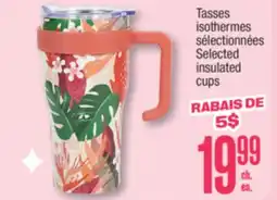 Jean Coutu Selected insulated cups offer