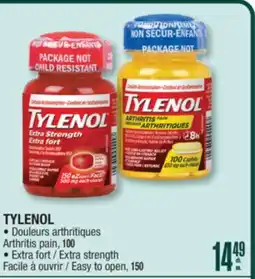 Jean Coutu TYLENOL Arthritis pain offer