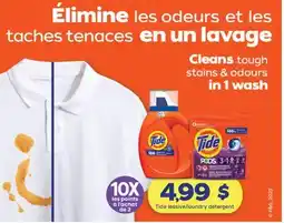 Jean Coutu Tide laundry detergent offer
