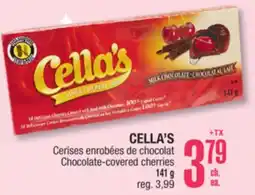 Jean Coutu CELLA'S Chocolate-covered cherries offer