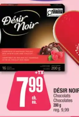Jean Coutu DÉSIR NOIR Chocolates offer