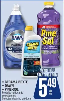 Jean Coutu CERAMA BRYTE, DAWN, PINE-SOL Selected cleaning products offer
