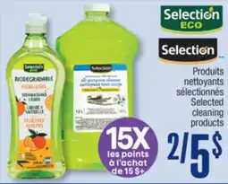Jean Coutu SELECTION Selected cleaning products offer