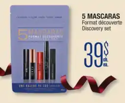 Jean Coutu 5 MASCARAS Discovery set offer
