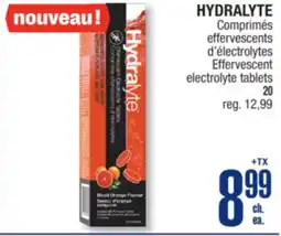 Jean Coutu HYDRALYTE Effervescent electrolyte tablets offer