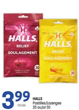 Uniprix HALLS Pastilles/Lozenges offer
