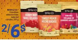 Uniprix NOSH & CO. Friandises sélectionnées / Selected candies offer