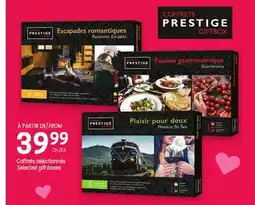 Uniprix COFFRETS PRESTIGE Coffrets sélectionnés/Selected gift boxes offer