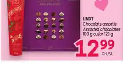 Uniprix LINDT Chocolats assortis/Assorted chocolates offer