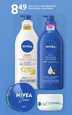 Uniprix NIVEA Soins pour le corps sélectionnés/ Selected body care products offer