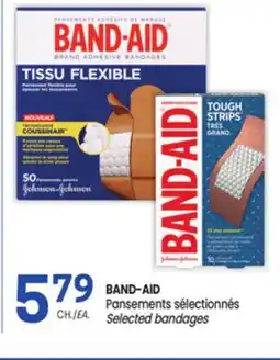 Uniprix BAND-AID Pansements sélectionnés/Selected bandages offer
