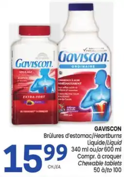 Uniprix GAVISCON Brûlures d'estomac/Heartburns offer