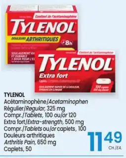 Uniprix TYLENOL Acétaminophène/Acetaminophen offer