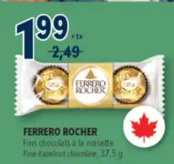 Familiprix FERRERO ROCHER Fine hazelnut chocolate offer