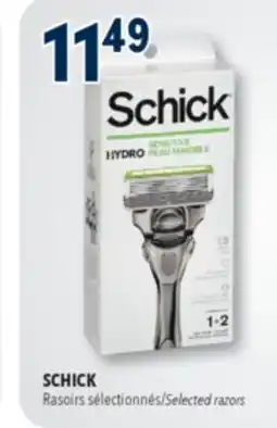 Familiprix SCHICK Selected cartridges offer