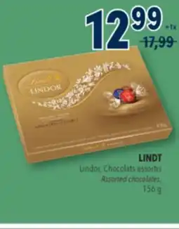 Familiprix LINDT Assorted chocolates offer