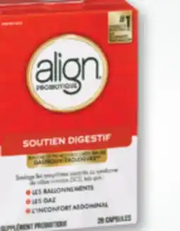Familiprix POUR LE FRONT ALIGN Selected probiotics offer