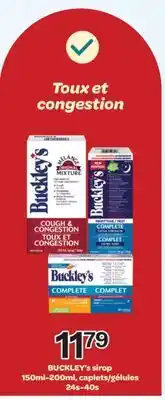 Brunet BUCKLEY's sirop offer