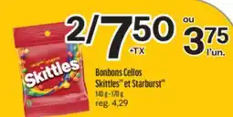Brunet Bonbons Cellos Skittles et Starburst offer