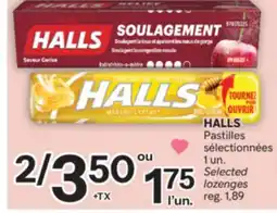 Brunet HALLS Pastilles sélectionnées offer