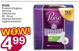 Brunet POISE Produits d'hygiène féminine sélectionnés offer