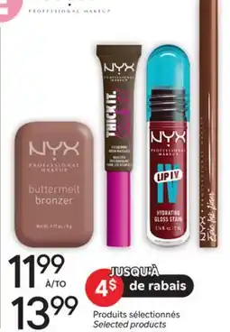 Brunet NYX Produits sélectionnés offer