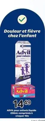 Brunet ADVIL pour enfants liquide offer