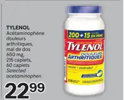 Brunet TYLENOL Acétaminophène douleurs arthritiques, mal de dos offer
