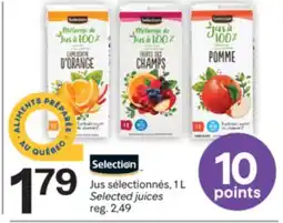 Brunet SELECTION Jus sélectionnés offer