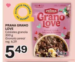 Brunet PRANA GRANO LOVE Céréales granola offer