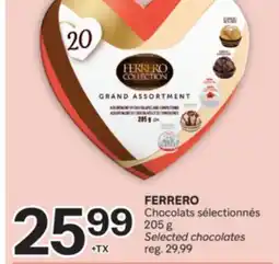 Brunet FERRERO Chocolats sélectionnés offer