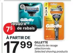 Brunet GILLETTE Produits de rasage sélectionnés offer