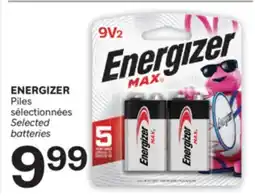 Brunet ENERGIZER Piles sélectionnées offer