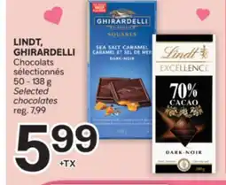 Brunet LINDT, GHIRARDELLI Chocolats sélectionnés offer