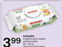 Brunet HUGGIES Lingettes pour bébés sélectionnées offer