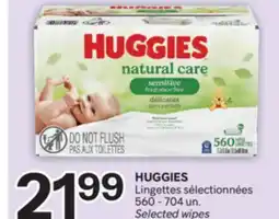 Brunet HUGGIES Lingettes sélectionnées offer
