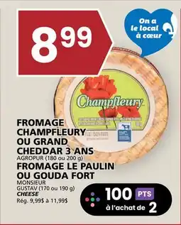 Rachelle-Bery Grocery FROMAGE FROMAGE LE PAULIN OU GOUDA FORT MONSIEUR GUSTAV offer