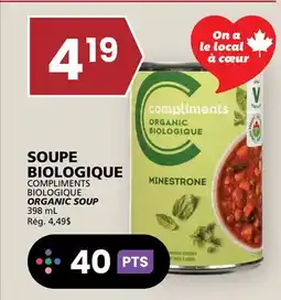 Rachelle-Bery Grocery BIOLOGIQUE COMPLIMENTS BIOLOGIQUE ORGANIC SOUP offer