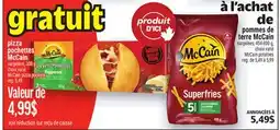 Metro PIZZA POCHETTES MCCAIN | MCCAIN PIZZA POCKETS offer