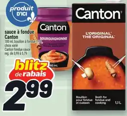Metro SAUCE À FONDUE CANTON | CANTON FONDUE SAUCE offer