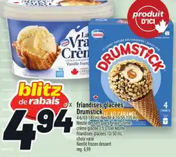 Metro FRIANDISES GLACÉES DRUMSTICK | NESTLÉ FROZEN DESSERT offer