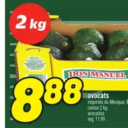 Metro AVOCATS | AVOCADOS offer