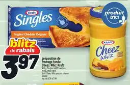 Metro PRÉPARATION DE FROMAGE FONDU CHEEZ WHIZ KRAFT | KRAFT CHEEZ WHIZ PROCESS CHEESE offer