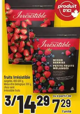 Metro FRUITS IRRÉSISTIBLE | IRRÉSISTIBLE FRUITS offer
