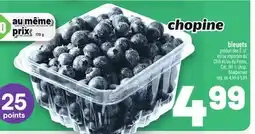 Metro BLEUETS | BLUEBERRIES offer